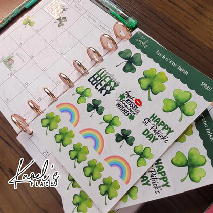 Luck o' the Irish | St. Patrick's Day Sticker Sheet