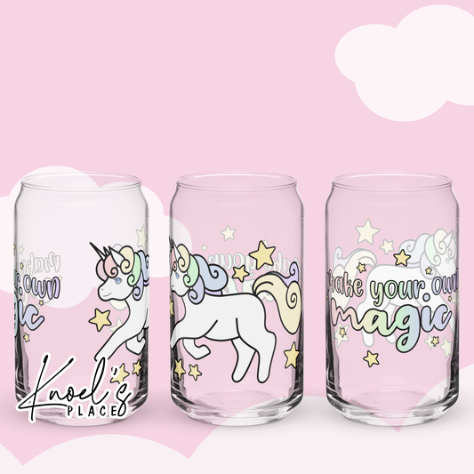 Make Your Own Magic Kawaii Unicorn Can-shaped glass | Harmony