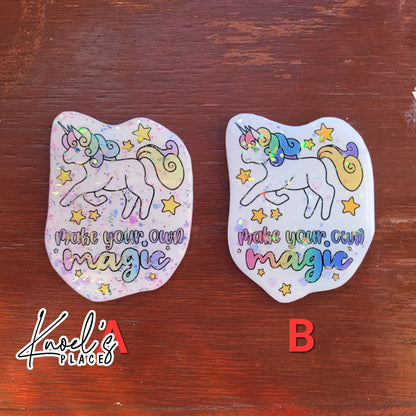 Make Your Own Magic Kawaii Unicorn Pin