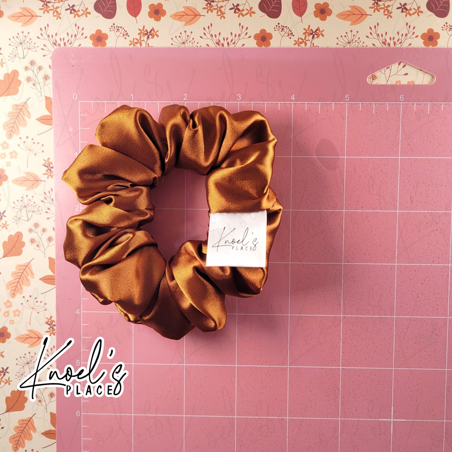 Maple Handmade Scrunchies | Double-Layer Satin & Chiffon Oversized or Single Layer Satin Hair Ties