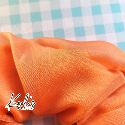 Marmalade (Orange) | Neon Picnic Scrunchie | Luxe & Basic Sizes