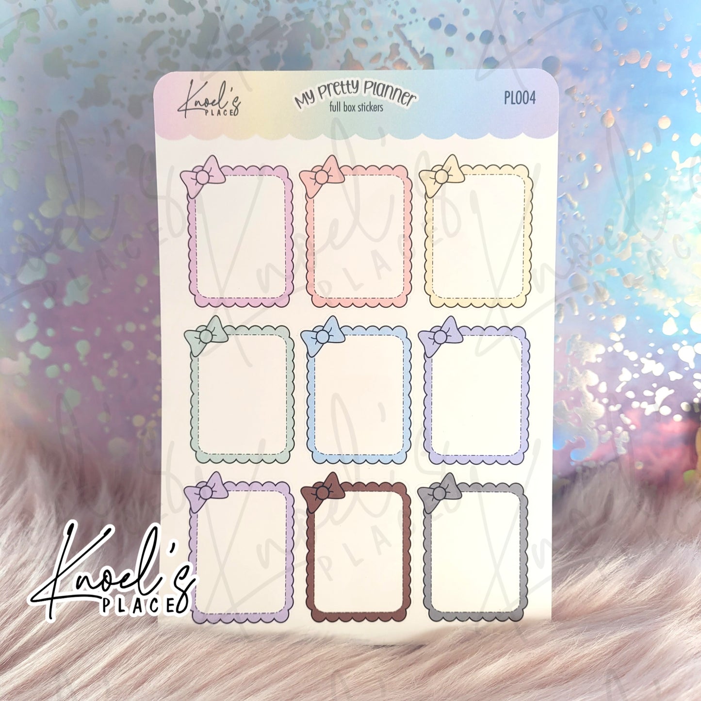 My Pretty Planner Full Box Pastel Sticker Sheet