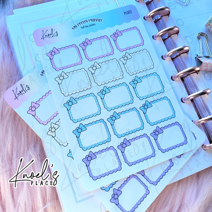My Pretty Planner Half Box Pastel Sticker Sheet