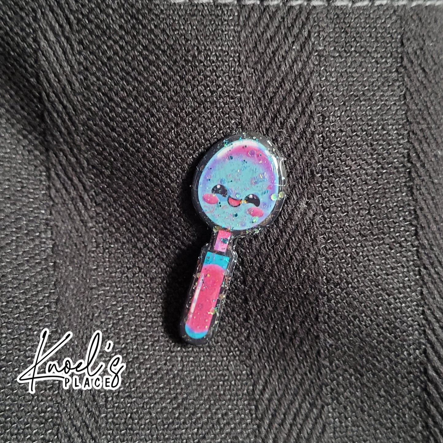 Stirla Spoon Pin | Neon Picnic Character Handmade Pin