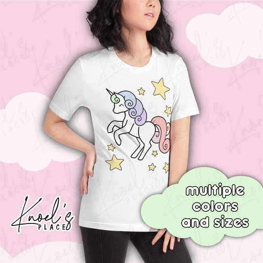 Kawaii Unicorn Unisex T-shirt | Melody