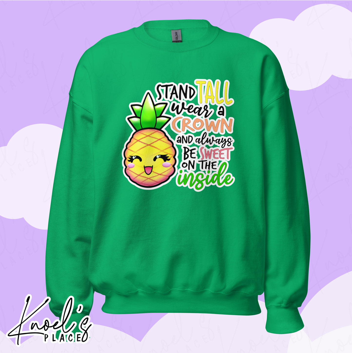 Stand Tall Neon Picnic Pineapple Unisex Sweatshirt
