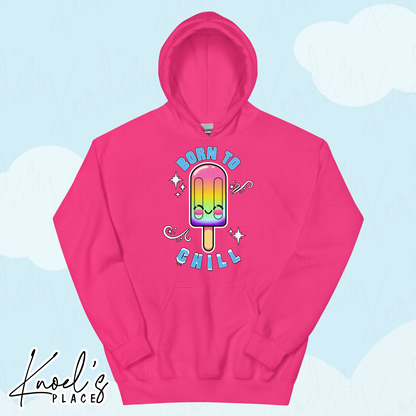 Born to Chill Neon Picnic Popsicle Unisex Hoodie