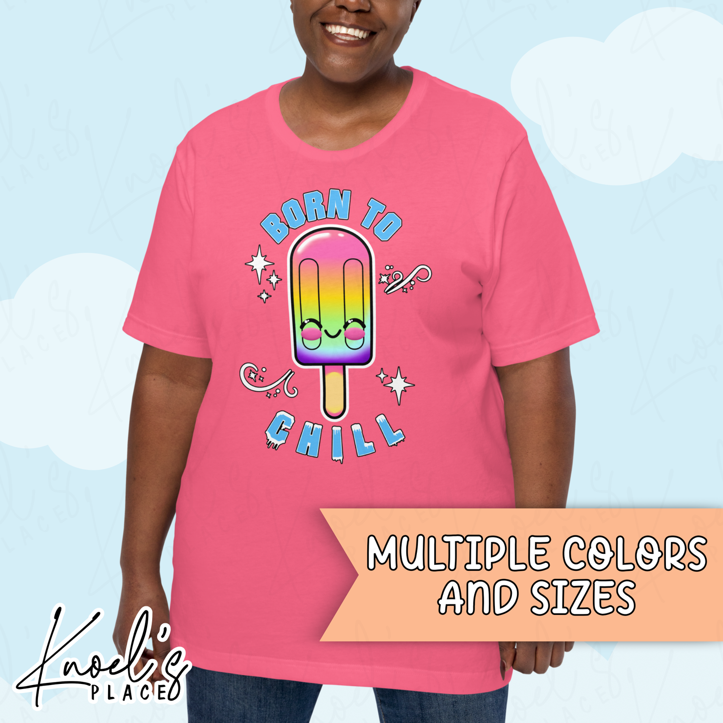 Born to Chill Neon Picnic Popsicle Unisex T-Shirt