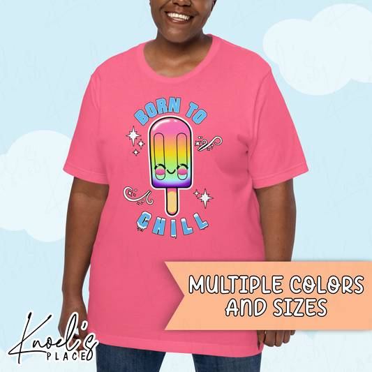 Born to Chill Neon Picnic Popsicle Unisex T-Shirt