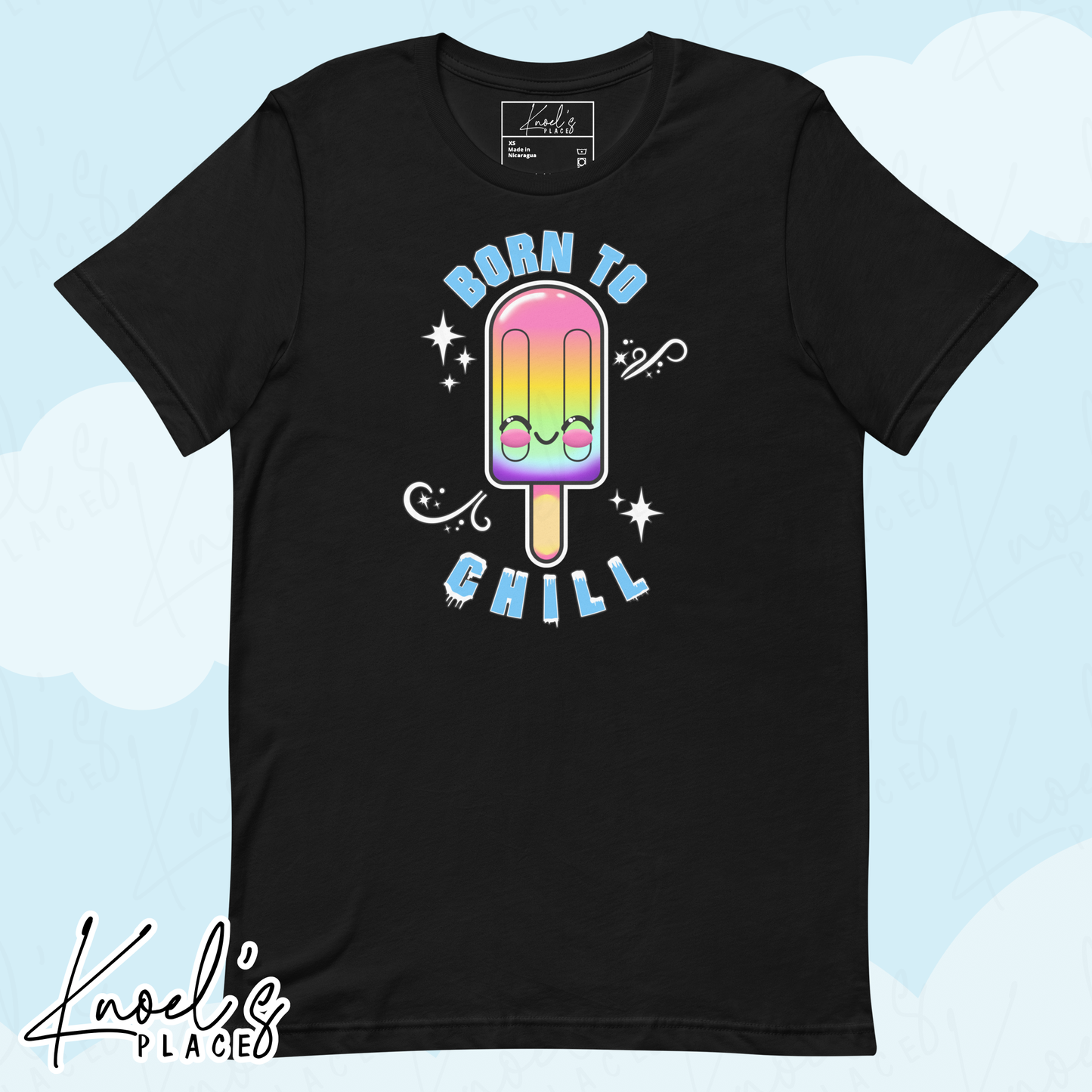 Born to Chill Neon Picnic Popsicle Unisex T-Shirt