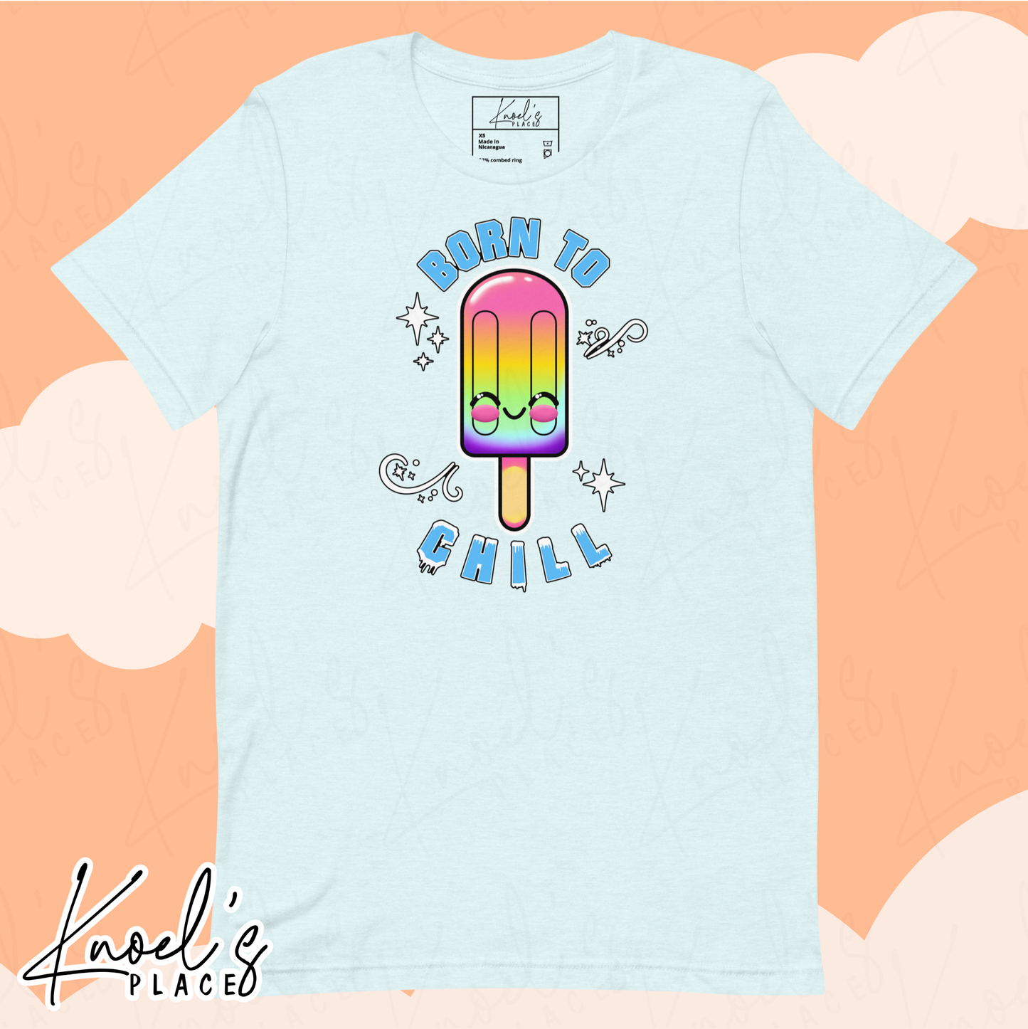 Born to Chill Neon Picnic Popsicle Unisex T-Shirt
