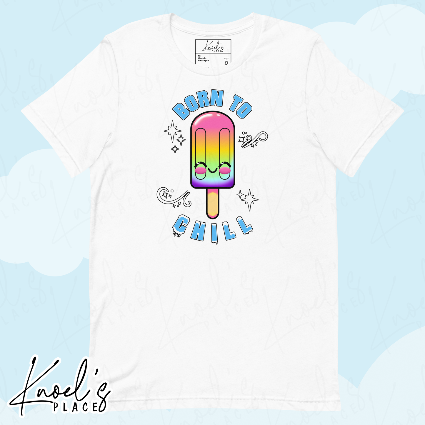 Born to Chill Neon Picnic Popsicle Unisex T-Shirt