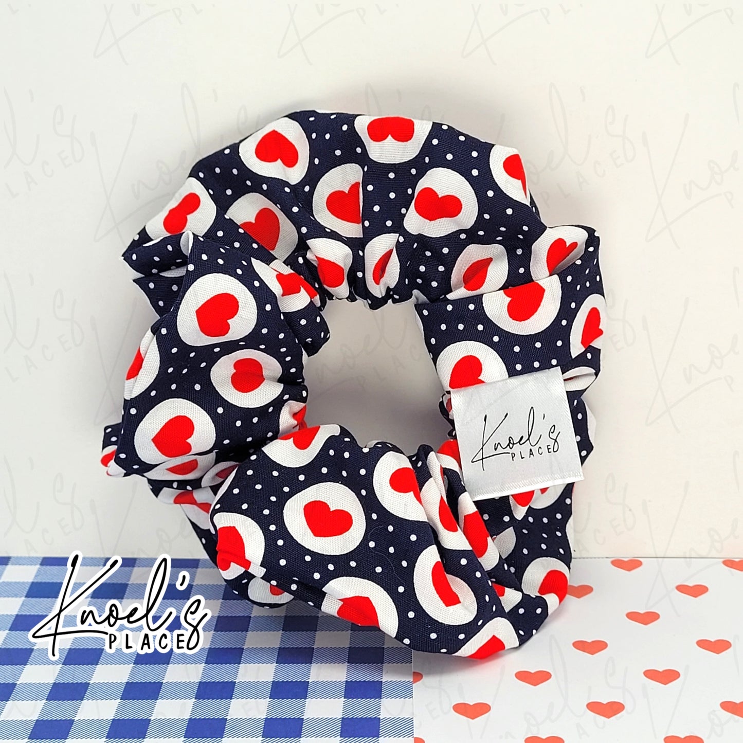 Ruby & Celine | Valentine's Day | Handmade Cotton Scrunchies