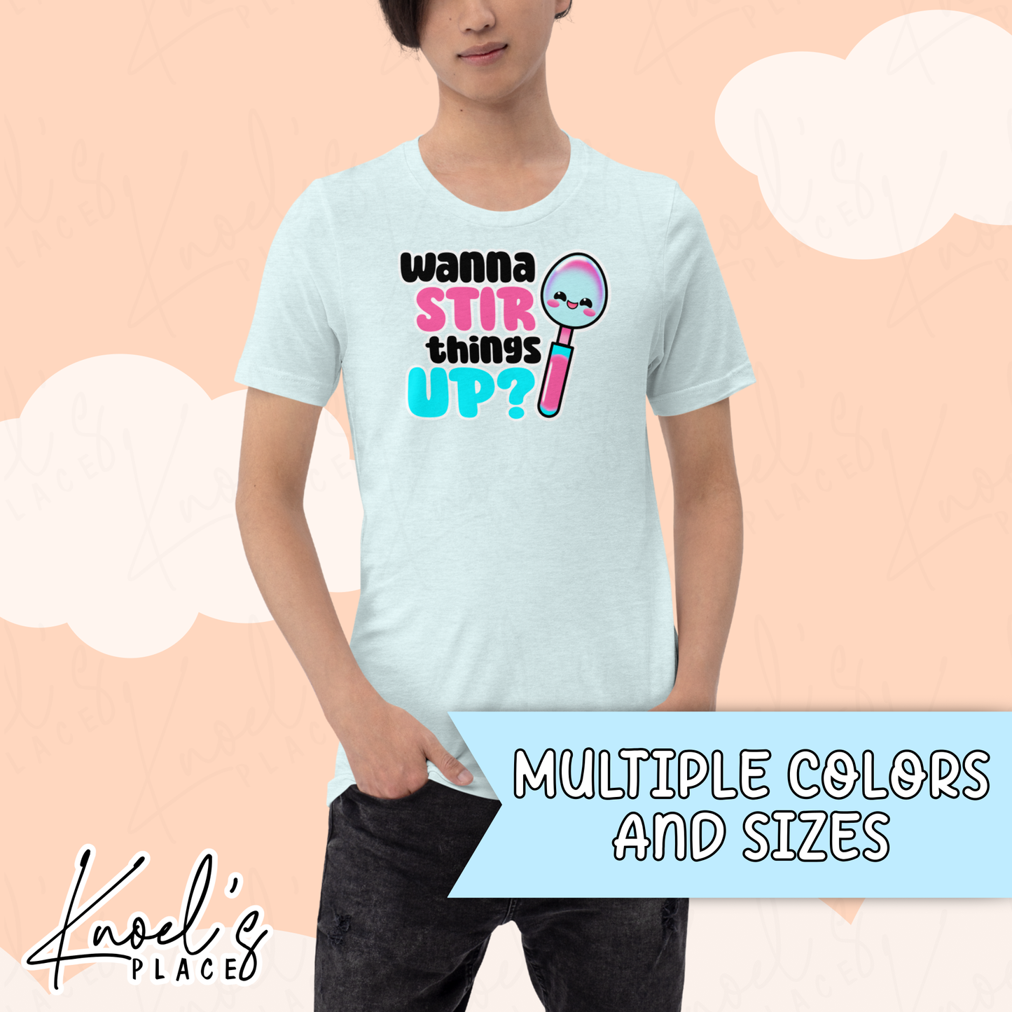 Wanna Stir Things Up? Neon Picnic Spoon Unisex T-shirt