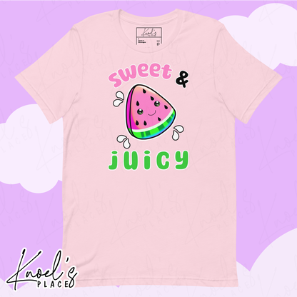 Sweet & Juicy Neon Picnic Watermelon Unisex T-Shirt