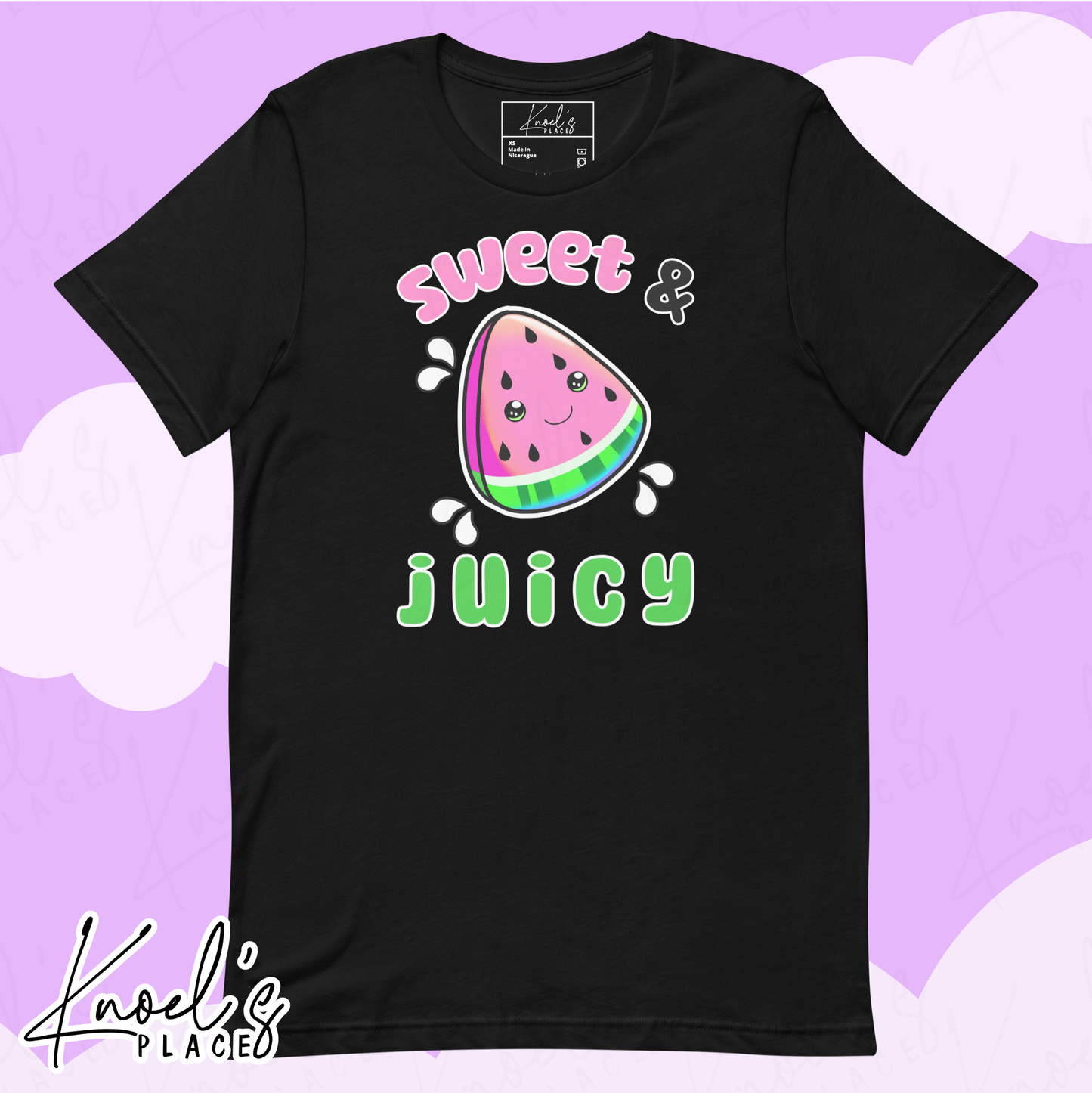 Sweet & Juicy Neon Picnic Watermelon Unisex T-Shirt