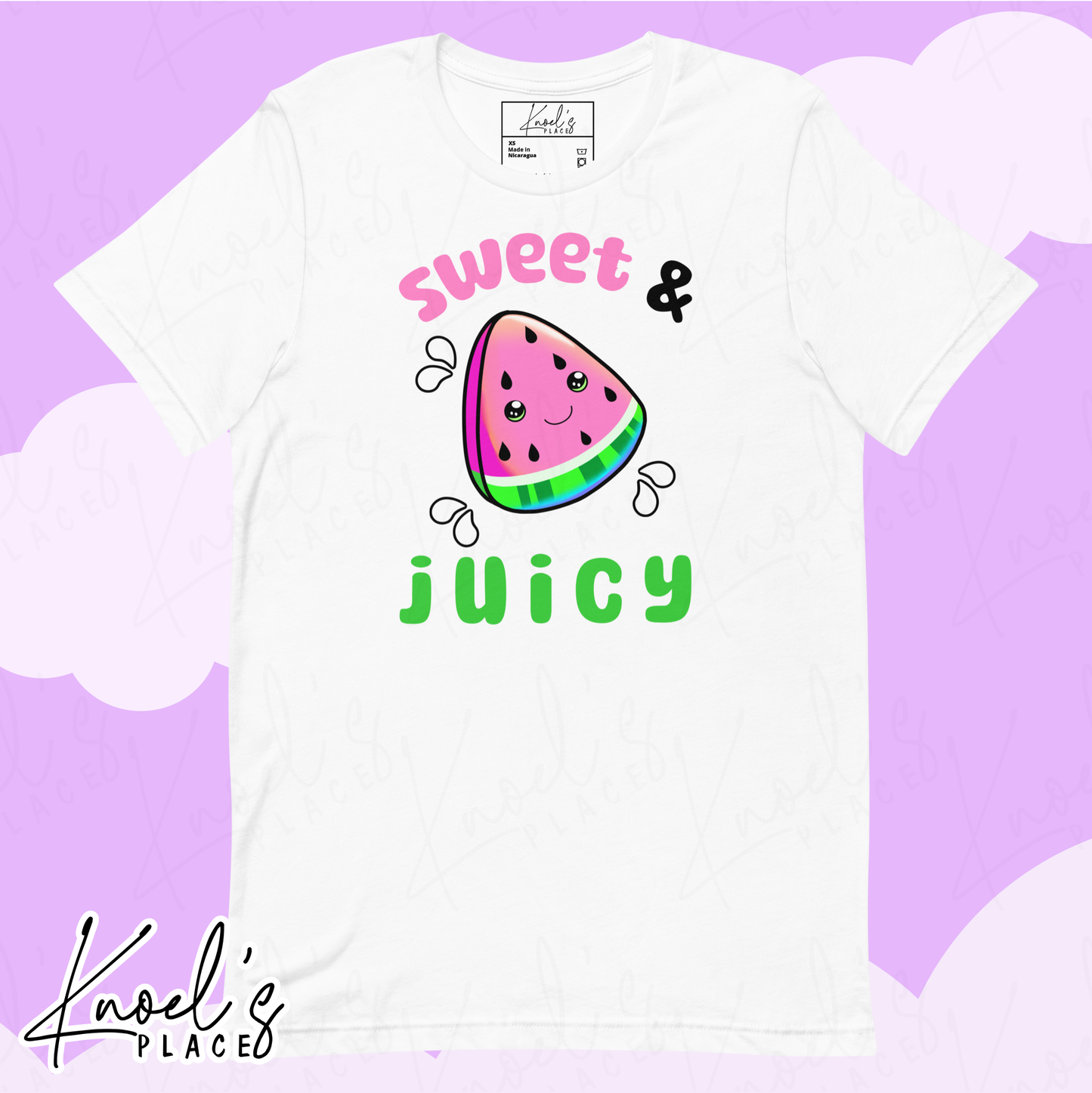 Sweet & Juicy Neon Picnic Watermelon Unisex T-Shirt