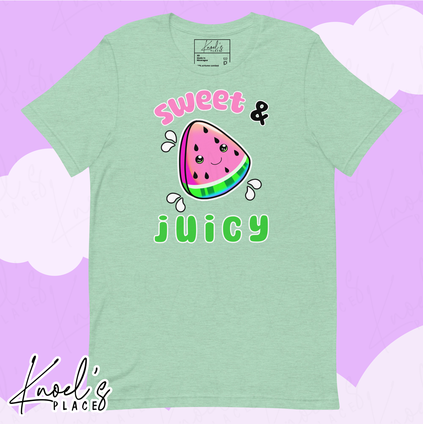 Sweet & Juicy Neon Picnic Watermelon Unisex T-Shirt