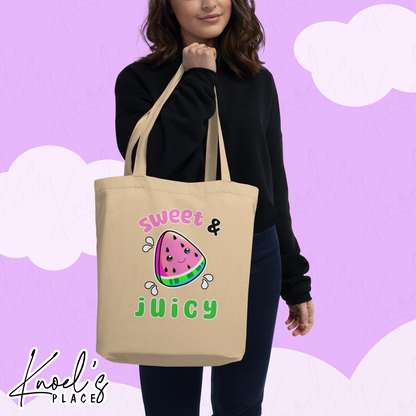Sweet & Juicy Neon Picnic Watermelon Tote Bag